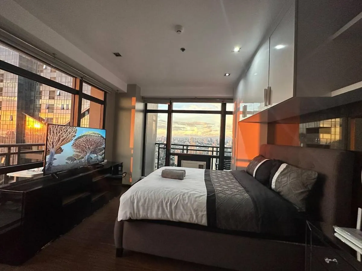 아파트 Homestyle Rare Find Corner Studio With 2 Balconies In The Gramercy Residences 마닐라 필리핀